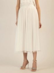 APART Spódnica w kolorze kremowym rozmiar: 36. Brązowe spódnice Apart, na co dzień, bez wzorów, z tiulu, maxi, proste. Za 195.99 zł.