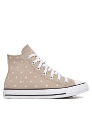 Converse Trampki Chuck Taylor All Star Embroidered Stars A16046C Beżowy. Brązowe trampki Converse, bez wzorów, z materiału, bez zapięcia. Za 379.99 zł.