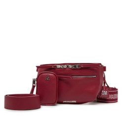 Saszetka nerka Steve Madden. Czerwone torebki klasyczne Steve Madden, bez wzorów, bez dodatków. Za 309.99 zł.