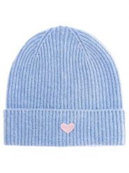 Zwillingsherz Kaszmirowa czapka beanie w kolorze niebieskim rozmiar: onesize. Niebieskie czapki Zwillingsherz, bez wzorów, z kaszmiru. Za 258.52 zł.