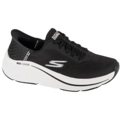 Buty sportowe damskie, Slip-Ins: Max Cushioning Elite 2.0 - Vanish. Czarne obuwie sportowe Skechers, bez zapięcia. Za 549.99 zł.