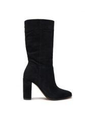 Lauren Ralph Lauren Kozaki 802917374001 Czarny. Czarne kozaki Lauren Ralph Lauren, ze skóry, bez obcasa, na słupku, bez zapięcia. Za 1,079.00 zł.