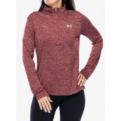 Bluza damska Under Armour UA Tech Twist 1/2 Zip. Czerwone bluzy Under Armour, s, bez wzorów, bez kaptura. Za 140.99 zł.