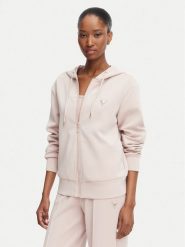 Guess Bluza V4YQ06 KCAY2 Różowy jasny Regular Fit. Czerwone bluzy Guess, m, z aplikacjami, z syntetyku, bez kaptura. Za 394.99 zł.