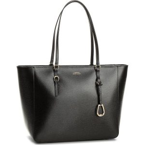Torebka LAUREN RALPH LAUREN - Bennington 431687507001 Black. Czarne shopper Lauren Ralph Lauren, bez wzorów, ze skóry, bez dodatków. Za 1,089.90 zł.