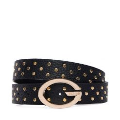 Pasek Damski Guess. Czarne paski Guess, z aplikacjami. Za 284.99 zł.