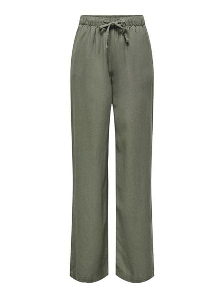 ONLY Spodnie w kolorze zielonym rozmiar: M/L32. Zielone spodnie materiałowe Only, l, bez wzorów, z materiału. Za 124.95 zł.