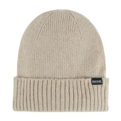 Czapka damska zimowa Ribbed Basic. Brązowe czapki Regatta, bez wzorów, prążkowane. Za 229.99 zł.