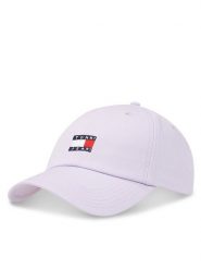 Tommy Jeans Czapka z daszkiem Heritage AW0AW15848 Fioletowy. Fioletowe czapki Tommy Jeans, bez wzorów, z bawełny. Za 89.99 zł.