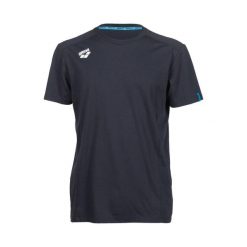 Koszulka Arena Team T-Shirt Panel. Niebieskie koszulki sportowe Arena, bez wzorów, bez ramiączek, do pływania. Za 99.00 zł.