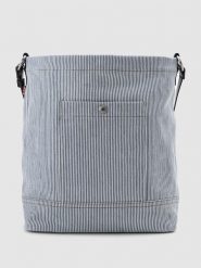 Levi's Torebka w kolorze biało-niebieskim - 34 x 32 x 13,5 cm rozmiar: onesize. Białe torby na ramię Levi's®, bez wzorów, z bawełny, na ramię, bez dodatków. Za 168.46 zł.