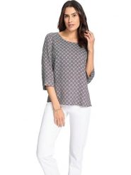 WITT WEIDEN Bluzka w kolorze granatowo-zielonym rozmiar: 48. Niebieskie bluzki WITT WEIDEN, bez wzorów, bez kołnierzyka, bez ramiączek. Za 78.84 zł.