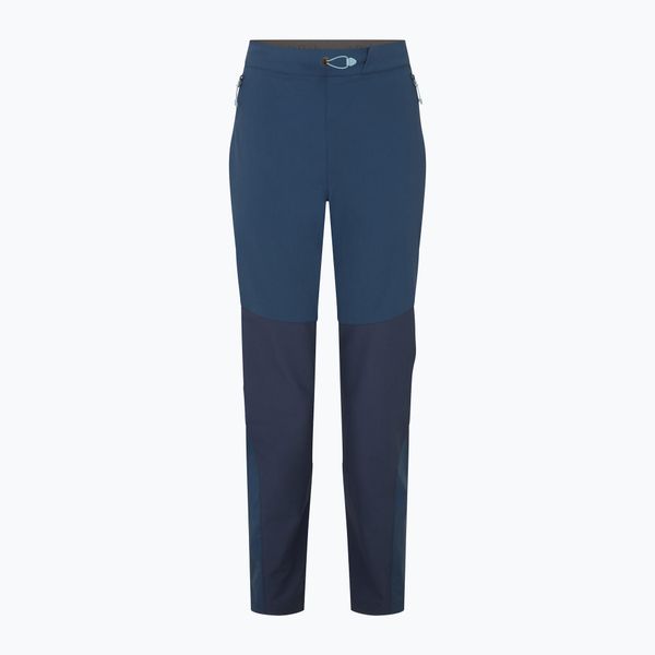 Spodnie softshell damskie Rab Torque. Niebieskie spodnie narciarskie RAB, s, bez wzorów, z elastanu, trekkingowe. Za 479.99 zł.