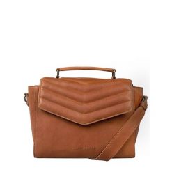 Cowboysbag Torebka Cowboysbag brązowy - skóra Torebki 1 ct Damski. Brązowe torby na ramię Cowboysbag, bez wzorów, z materiału, na ramię, bez dodatków. Za 515.99 zł.
