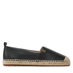 Espadryle LAUREN RALPH LAUREN. Czarne espadryle Lauren Ralph Lauren, bez wzorów, bez obcasa, bez zapięcia. Za 309.99 zł.