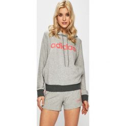 Adidas Performance - Bluza. Szare bluzy adidas Performance, s, bez wzorów, z bawełny, z kapturem. W wyprzedaży za 149.90 zł.