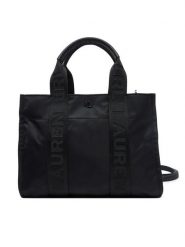 LAUREN RALPH LAUREN Torebka 431962612001 Czarny. Czarne torebki klasyczne Lauren Ralph Lauren, bez wzorów, z materiału, bez dodatków. Za 599.99 zł.