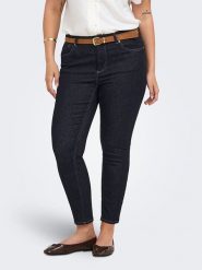 ONLY Carmakoma Dżinsy - Skinny fit - w kolorze granatowym rozmiar: 46/L30. Niebieskie jeansy Only Carmakoma, l, bez wzorów. Za 179.95 zł.