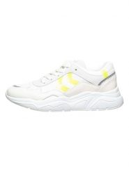 Hummel Sneakersy "Braga Vinyl" w kolorze biało-żółtym rozmiar: 45. Białe trampki Hummel, bez wzorów, z materiału, bez zapięcia. Za 117.45 zł.