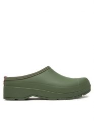 Hunter Klapki WFF1002RMA Khaki. Brązowe klapki Hunter, bez wzorów, z gumy, bez obcasa. Za 279.99 zł.
