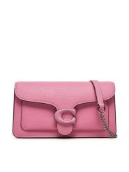 Coach Torebka Tabby Chain Clutch CJ350 LHWPU Różowy. Czerwone torebki klasyczne Coach, bez wzorów, ze skóry, bez dodatków. Za 949.99 zł.