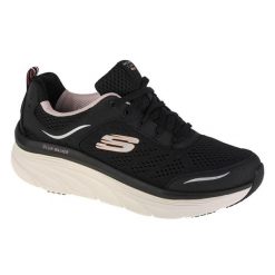 Buty sportowe Sneakersy damskie, Skechers D'Lux Walker. Czarne obuwie sportowe Skechers, bez zapięcia, trekkingowe, Skechers Sport. Za 369.99 zł.