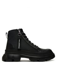 KARL LAGERFELD Trapery KL43543 Czarny. Czarne trapery i śniegowce KARL LAGERFELD, ze skóry. Za 1,089.00 zł.