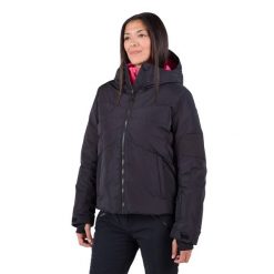 Kurtka narciarska damska Rossignol Wispile Puffy. Czarne kurtki narciarskie Rossignol, m, bez wzorów, bez kaptura, narciarskie. Za 1,079.00 zł.