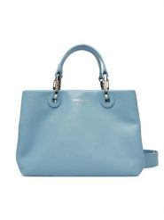 Emporio Armani Torebka EW000361 AF18673 U9285 Granatowy. Niebieskie torebki klasyczne Emporio Armani, bez wzorów, ze skóry, bez dodatków. Za 2,169.00 zł.