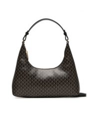 Calvin Klein Torebka Emblem Aop Conv Shoulder Bag LV04F3298G Czarny. Czarne torebki klasyczne Calvin Klein, bez wzorów, ze skóry, bez dodatków. Za 559.99 zł.
