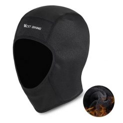 Czapka Skull Polarowa Wiatroszczelna Termiczna Szalik. Czarne szaliki WEST BIKING, na zimę, bez wzorów, z materiału, sportowe. Za 55.60 zł.