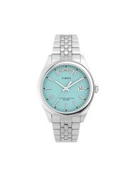 Timex Zegarek Legacy Day and Date Tiffany TW2V68400 Srebrny. Szare, analogowe zegarki Timex, srebrne. Za 679.99 zł.