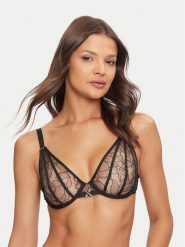 Chantelle X Biustonosz z fiszbiną Xquisite C01AMA Czarny. Czarne biustonosze Chantelle X, bez wzorów, z syntetyku. Za 339.99 zł.