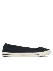 Converse Baleriny Chuck Taylor All Star Dainty Ballerina A16210C Czarny. Czarne baleriny Converse, bez wzorów, z materiału, bez obcasa. Za 219.99 zł.