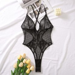 Koronkowe body na romantyczne wieczory Gretl. Czarne body Intica, s, bez wzorów, z koronki. Za 109.00 zł.