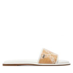 Klapki MICHAEL Michael Kors. Brązowe klapki MICHAEL Michael Kors, bez wzorów, bez obcasa. Za 499.99 zł.