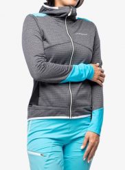 Bluza z kapturem damska La Sportiva Aequilibrium Thermal Hoody. Szare bluzy La Sportiva, l, bez wzorów, z materiału, z kapturem. Za 516.99 zł.