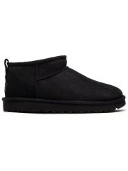 Ugg Śniegowce W Classic Ultra Mini 1116109 Czarny. Czarne trapery i śniegowce UGG, ze skóry. Za 539.00 zł.