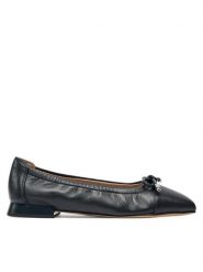Caprice Baleriny 9-22104-42 Granatowy. Niebieskie baleriny Caprice, bez wzorów, ze skóry, bez obcasa. Za 191.99 zł.