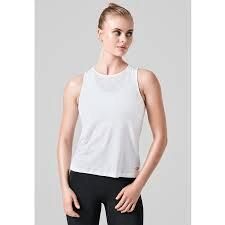 Damska Koszulka Sportowa Casall Soft Tank Top Fitness Joga. Białe koszulki sportowe Casall, bez wzorów, z tkaniny, bez ramiączek, na fitness i siłownię. Za 249.99 zł.