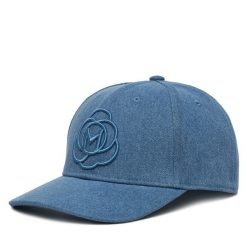 Czapka z daszkiem Marella. Niebieskie czapki Marella, bez wzorów. Za 239.99 zł.