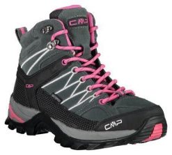 Buty trekkingowe dla kobiet CMP RIGEL MID WP. Czarne trekkingi CMP, z gumy, trekkingowe. Za 399.00 zł.