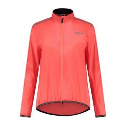 Kurtka przeciwdeszczowa damska Rogelli Essential. Czerwone kurtki sportowe Rogelli, s, bez wzorów, bez kaptura, rowerowe. Za 335.00 zł.