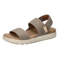 Buty do chodzenia damskie Keen Elle Backstrap. Brązowe trekkingi Keen, z gumy, trekkingowe. W wyprzedaży za 309.60 zł.