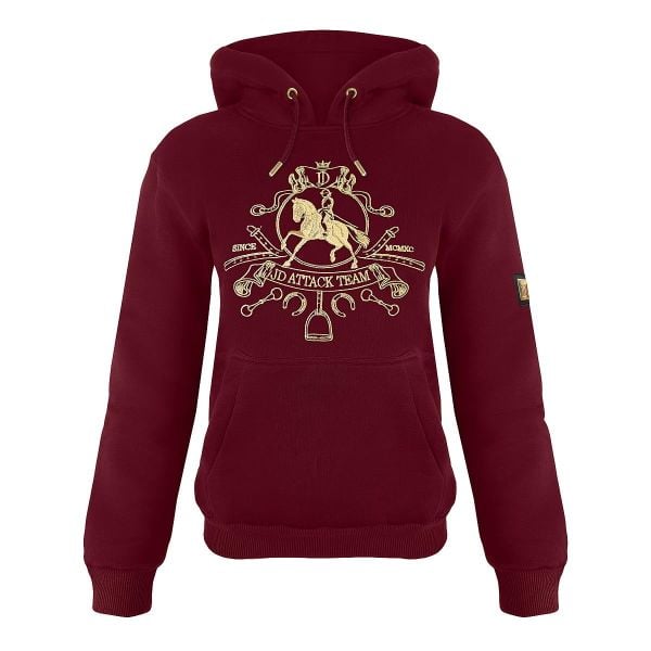 Bluza jeździecka JD ATTACK Royal. Brązowe bluzy JD ATTACK, l, bez wzorów, z bawełny, bez kaptura. Za 229.00 zł.