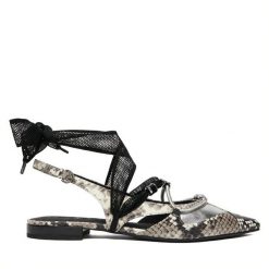 Baleriny PINKO. Szare baleriny Pinko, bez wzorów, bez obcasa. Za 1,049.00 zł.