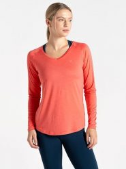 Dare 2b Koszulka sportowa "Discern" w kolorze pomarańczowym rozmiar: 42. Pomarańczowe koszulki sportowe Dare 2b, bez wzorów, z materiału, bez ramiączek, outdoorowe. Za 78.47 zł.