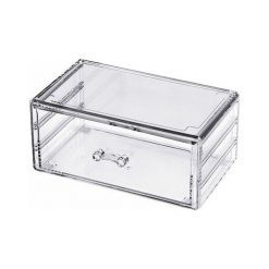Compactor Duży Organizer Na Biżuterię I Kosmetyki - 1 Szuflada, Tworzywo Sztuczne, Przezroczysty. Sztuczne rzęsy Compactor. W wyprzedaży za 62.00 zł.