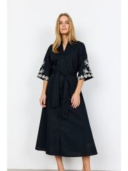 Soyaconcept Sukienka "Milly" w kolorze czarnym rozmiar: S. Czarne sukienki Soyaconcept, s, bez wzorów, z bawełny, bez kołnierzyka, bez ramiączek, maxi. Za 188.40 zł.