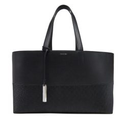 Torebka Calvin Klein. Czarne shopper Calvin Klein, bez wzorów, bez dodatków. Za 349.99 zł.